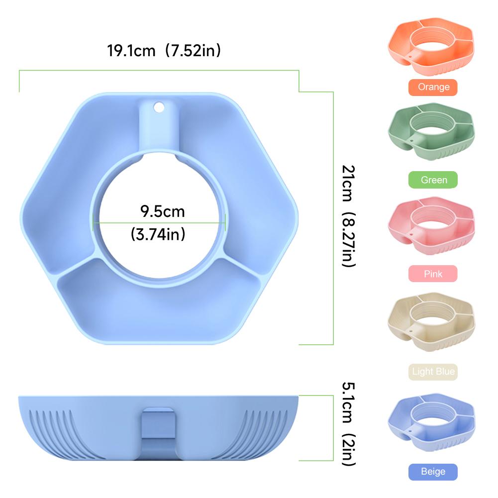 Snack Bowl Silicone Snack Tray Snack Container for Stanley 40oz Tumbler with Handle
