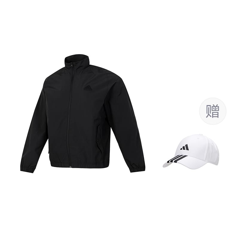 adidas St Woven Jacket Jackets & Coats Unisex Black JI6657