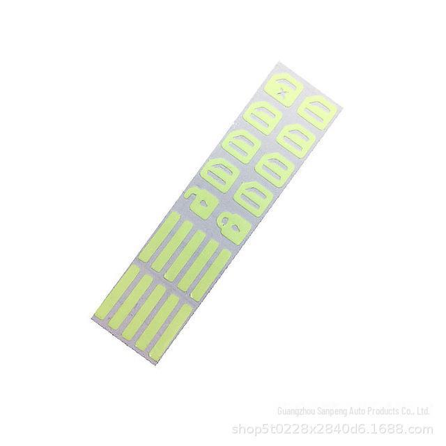 Car Window Lifter Fluorescent Sticker - Luminous Glass Switch Button Decal