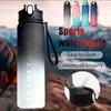 800ml Gradient Color Plastic Sports Water Bottle Leakproof Portable Water Cup for Gym Travel Outdoor Drinking Bottle