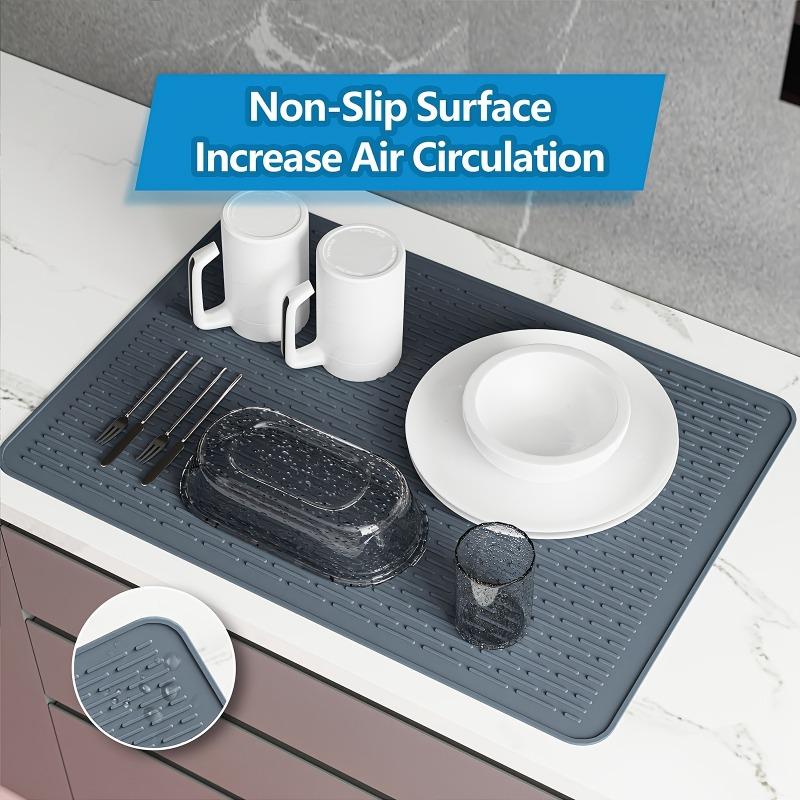 1pcs Silicone Stove Cover Mat Oversized Kitchen Counter Protector Non-Slip Drying Rack Heat Resistant Pad for Cooktop