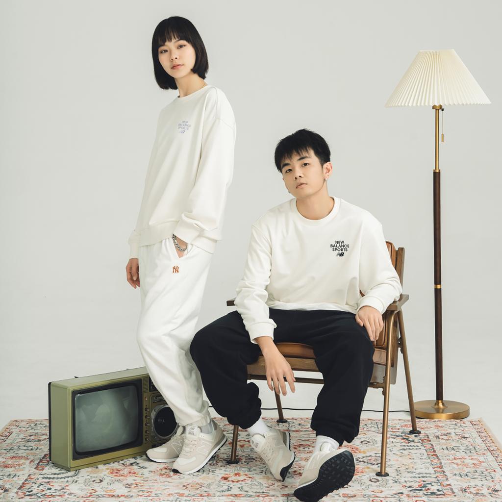 New Balance Sweatshirt Unisex White 5CD12023-IV
