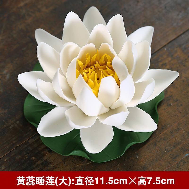 Ceramic Incense Burner Lotus Incense Plug Home Indoor Incense Table Incense Holder Line Incense Zen Decoration Ornaments