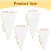 4PCS Pastry Bags Reble,White Cotton Reble Piping Bag, Hanging Big Pipings Bags, Used to Decorate Various Cake Cookies, Cream Puff, Ice Cream, Donut