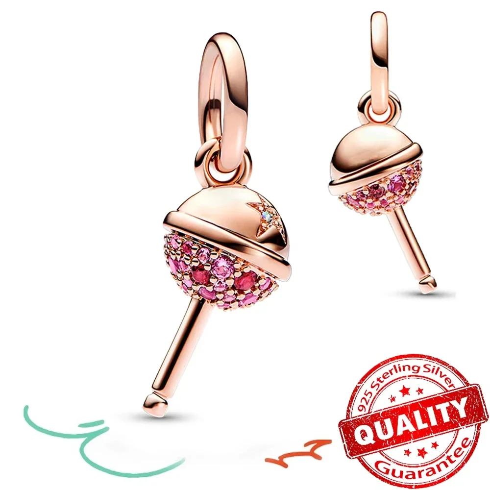 Original Copper Rose Gold Charms Snowflake Heart Fish Earrings Beads For Necklace Diy Bracelet Present Jewellery