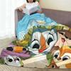 Flanell-Kuscheldecke Papageientaucherfelsen Cartoon Warme Plüschdecken Weiche Tagesdecke für Bett Wohnzimmer Zuhause Reise Sofa