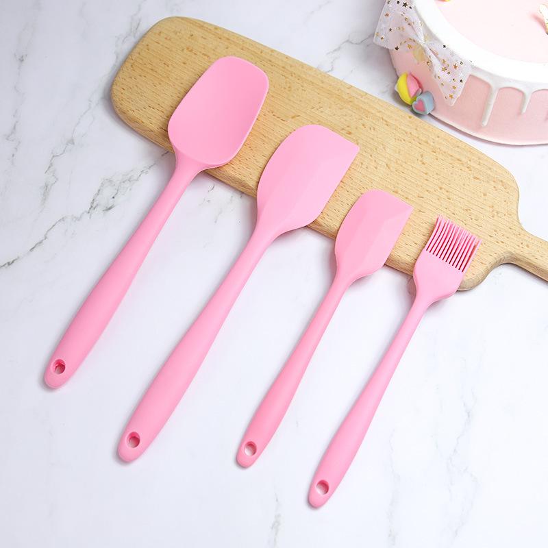 Silicone Spatula and Brush Set for Baking and Mixing Small Silicone Spatula