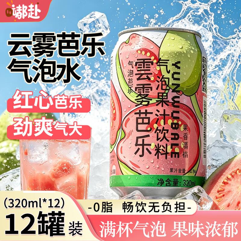 Dufu Zero Calorie Red Guava Sparkling Water (12-Pack)