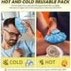 4Pcs Reusable Cooling Ice Bags, Mini Cold Pack for Face Knees Ankles Body, Thickened Leakproof for Sports & Outdoor