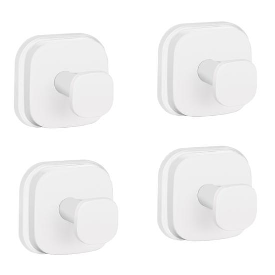 Přísavkové háčky pro sprchu z nerezové oceli, nástěnné háčky do koupelny, silné lepidlo, věšák na ručníky, snadná instalace, opakovaně použitelný věšák na věnce