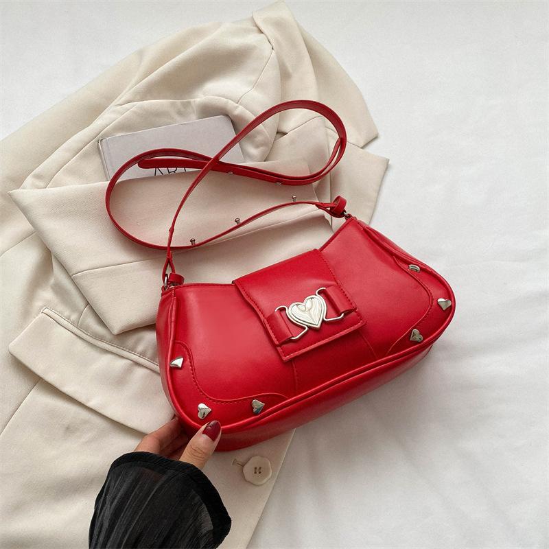 Autumn New Women s Bag Fashionable Underarm Shoulder Bag Simple Retro Style Bag Women s Casual Trendy Crossbody Bag