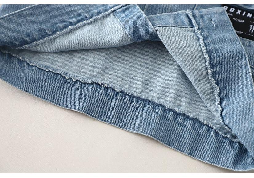 Set di tre pezzi alla moda in denim con cappuccio per bambini: Elegante Outfit Primavera/Autunno per Neonati Maschi 2026