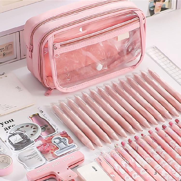 Aesthetic Pencil Case Practical Pen Case Simple Pencil Pouch Large Capacity Pen Bag Pen Pouch School Office Supplies