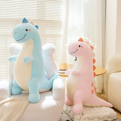 Cute Dinosaur Long Sleeping Pillow Dino Stuffed Animal Cute Couples Sleeping Companion Birthday Gift for Kids