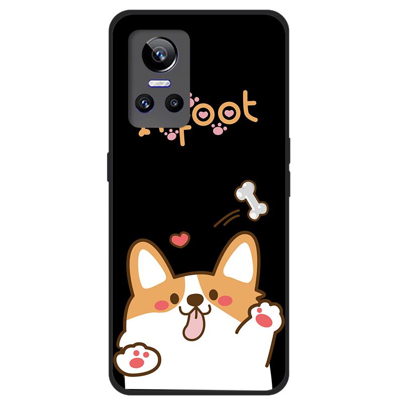 For Realme GT Neo 2 5G Case TPU Silicone Soft Cartoon Clear Case for Realme GT Neo 2 3 Neo3 Phone Cover Neo2T Transparent Coque