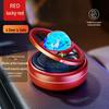 Solar-Powered Rotating Car Aromatherapy Ornament 