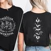 Terrasen Home of The Stag Tshirt Women Cotton Short Sleeve Throne of Glass Merch Tshirt Sarah J Maas Bookish ACOTAR Tee Shirt