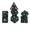 Set di Dadi Metallici Vuoti D&D Dadi Metallici Vuoti D&D 7 Pezzi Dadi Poliedrici