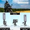Aluminum Motorcycle Windshield Windscreen Clamp Mount for GoPro Insta360