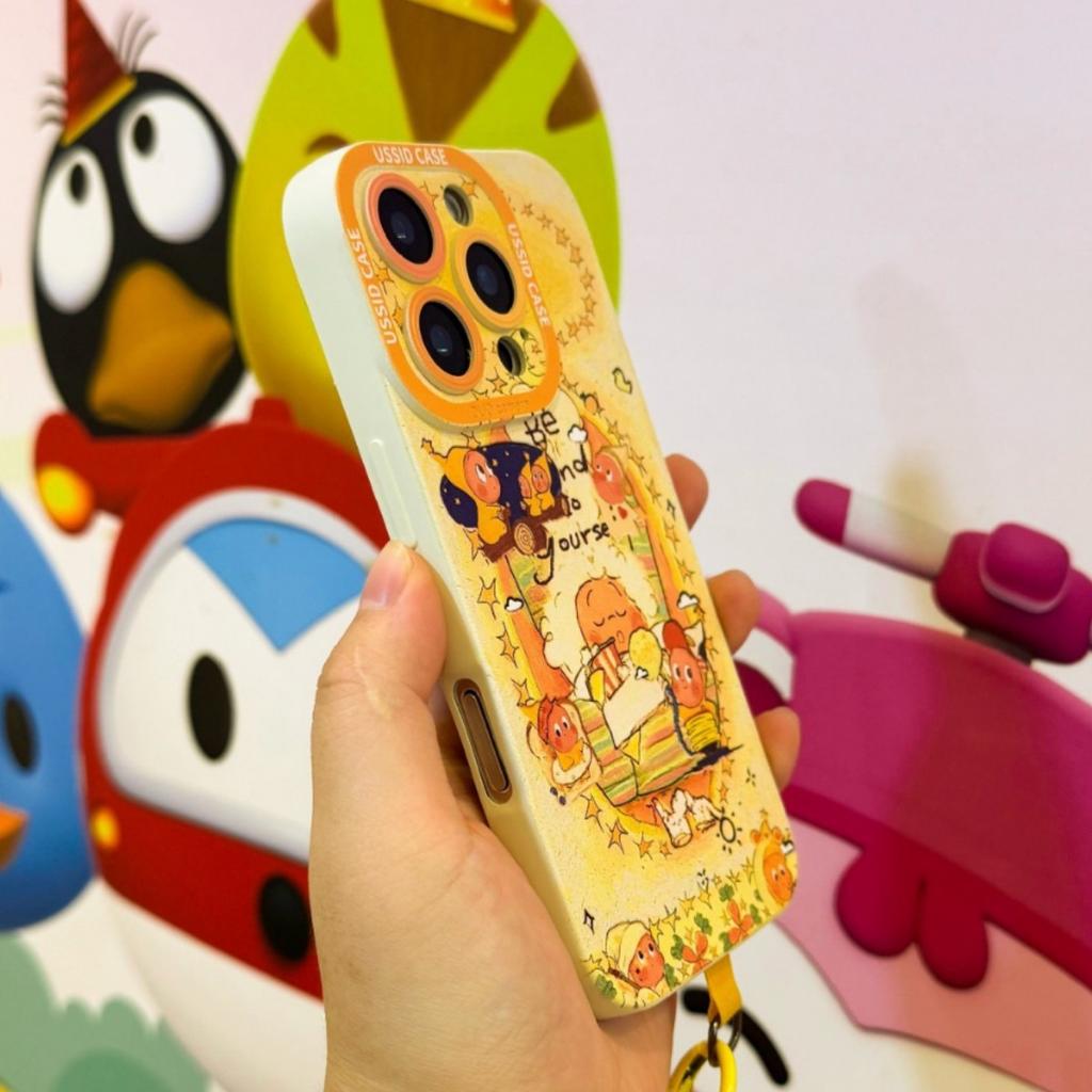 Doll mobile phone case for iPhone17 lanyard 16promax cartoon 15 silicone 14 cute 13 apple 12 sets