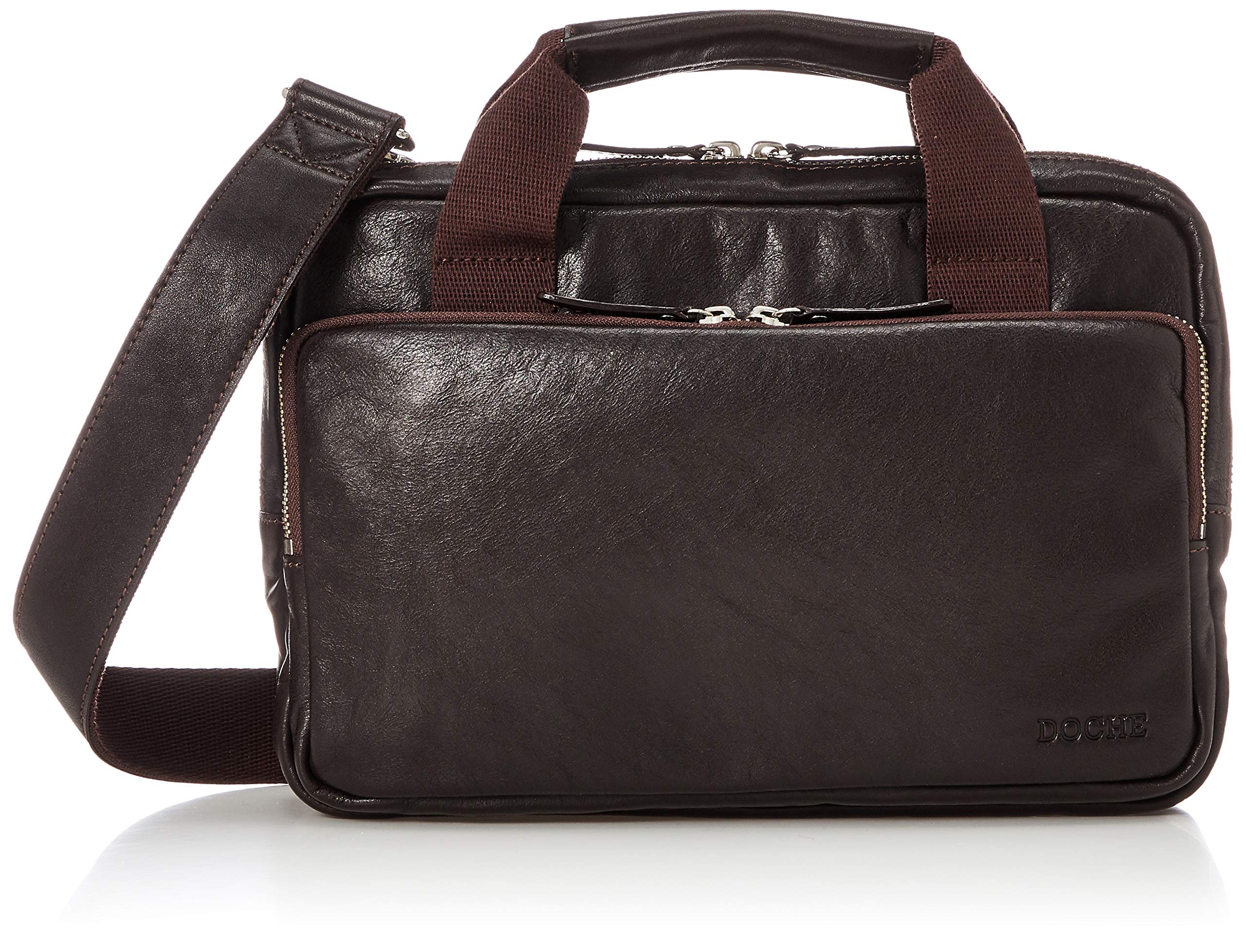Сумка-тоут DOCCE JAL CALF Темно-коричневая