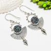 Titanium Agate Gemstone Earring Handmade Indian Jewelry 925 Sterling Silver
