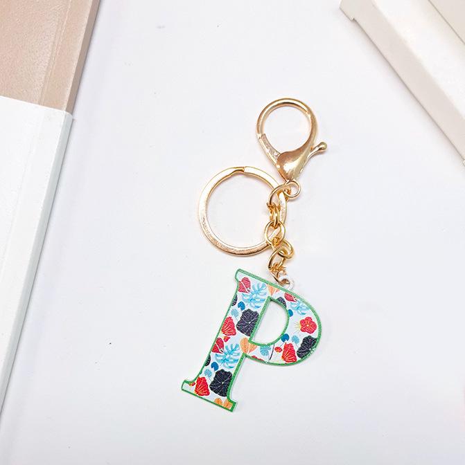 Colorful English Alphabet Keychain & Graduation Gift Accessory