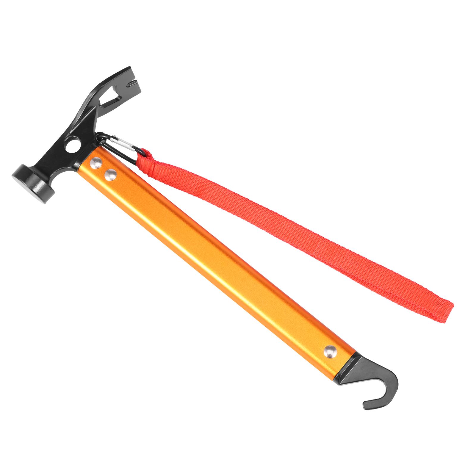 

Camping Hammer Multifunctional Tent Mallet Outdoor Tent Peg Stake Mallet Essential Outdoor Camping Mountaineering Hiking Tools