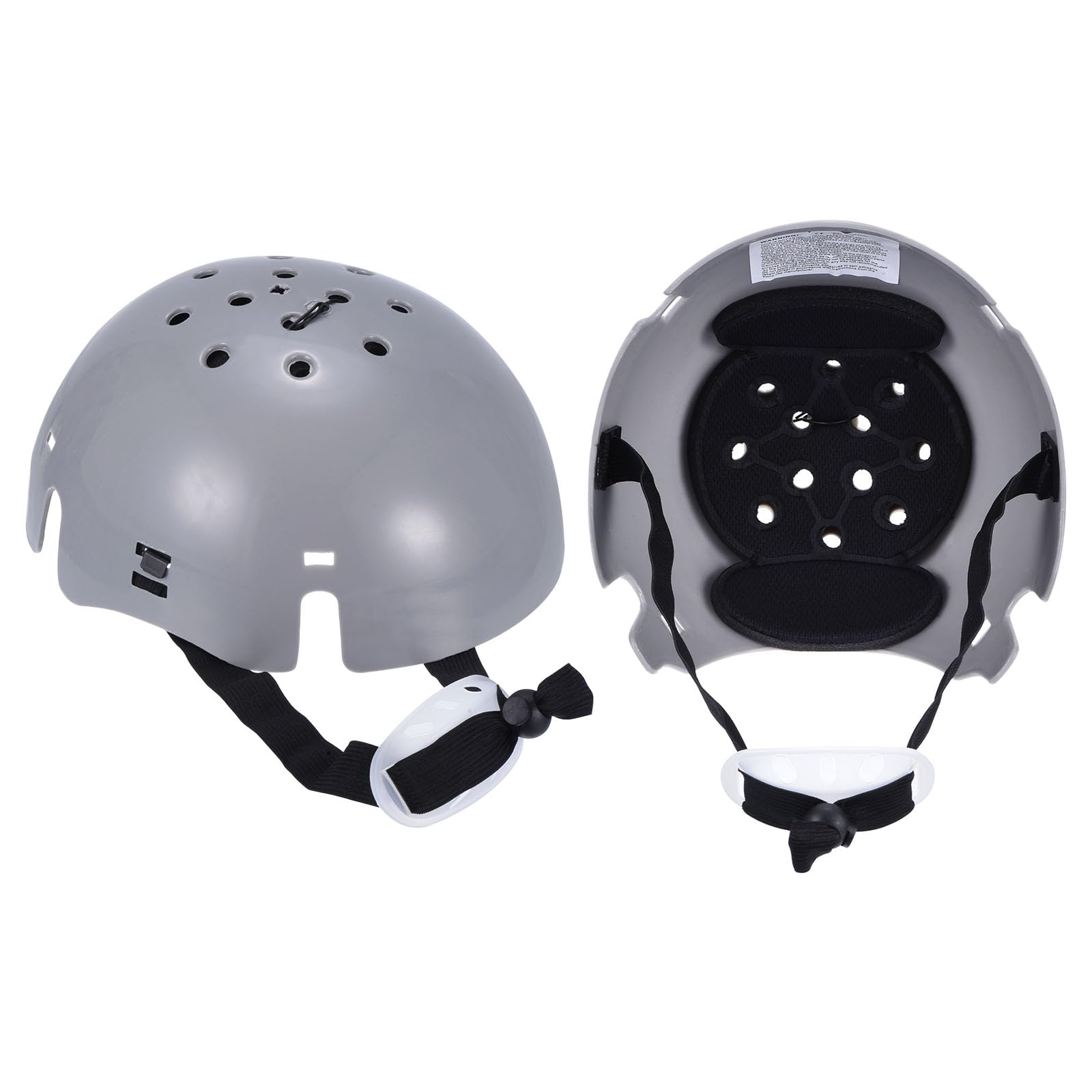 

uxcell Набор касок-бейсболок из АБС-пластика, легкие защитные каски с регулируемыми ремешками для защиты головы, 2 штуки, вставки, вставки, серый