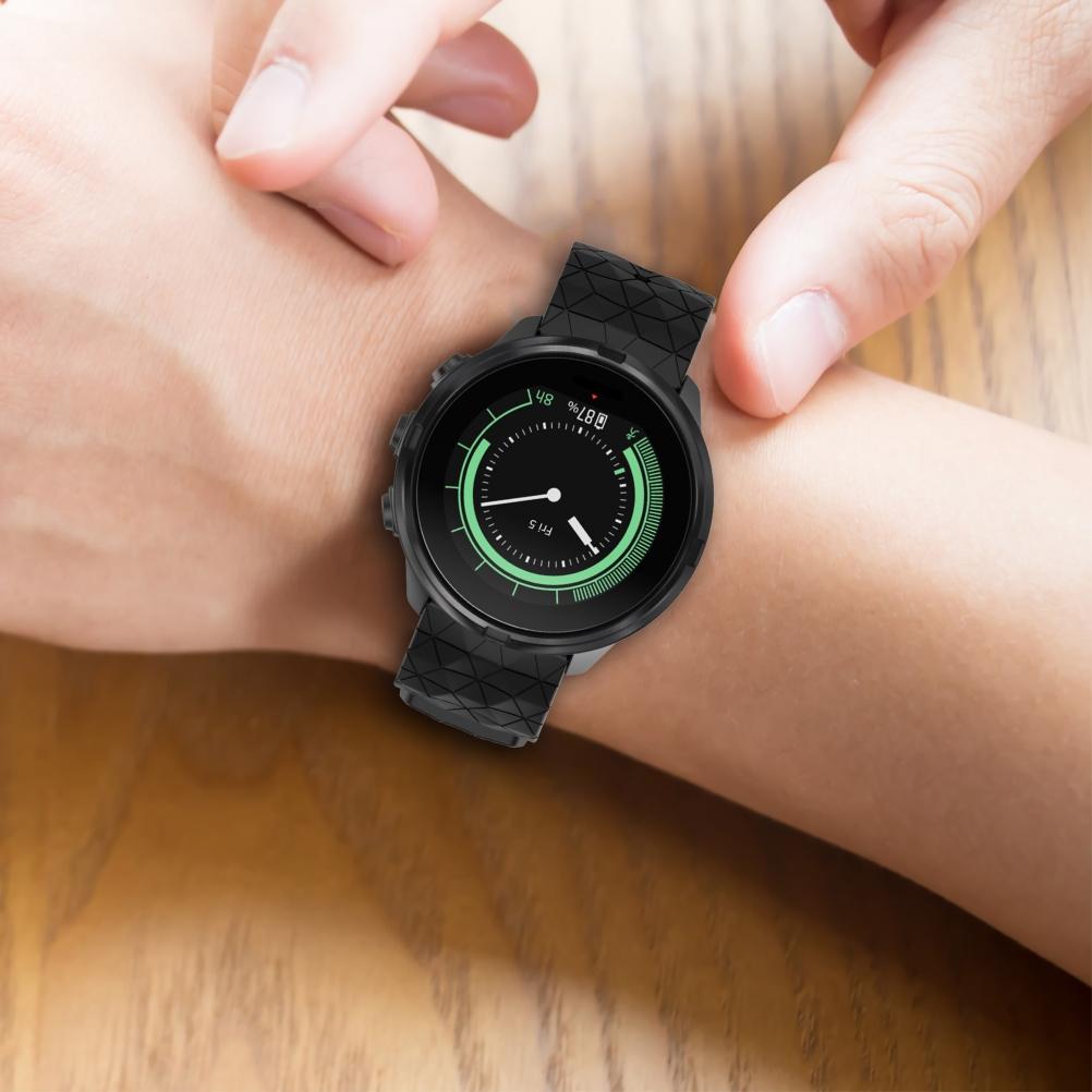 Silikonarmband Kompatibel für Suunto 9 Smartwatch GPS SUUNTO 9 Baro Sport Handgelenk HR Ersatzband