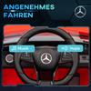 Elektrisches Kinderauto, Mercedes, 3-5 km/h, Fernbedienung, Licht & Musik, Rot