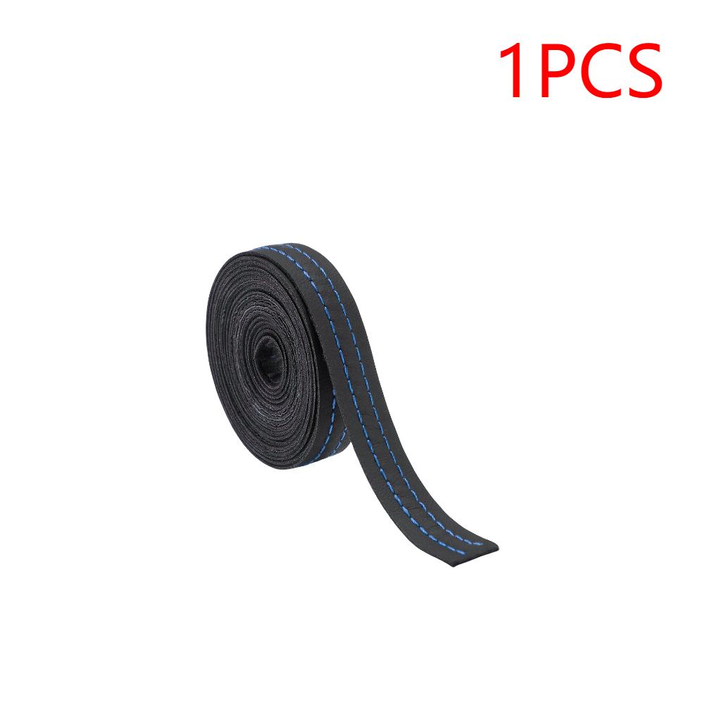 1-5 Pcs Door Dashboard Sticker Self-Adhesive Moulding Trim Self-Adhesive Dashboard PU Leather Decorative Line Car Decoration