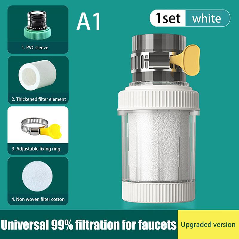 Faucet Filter Element Purifier Sprayer Head Household Water Purifier Filter Shower Remove Chlorine Heavy Metal Filtered