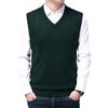 Men's Casual Sweater Vest Warm Comfortable Autumn Winter Outerwear Knitted Sweater