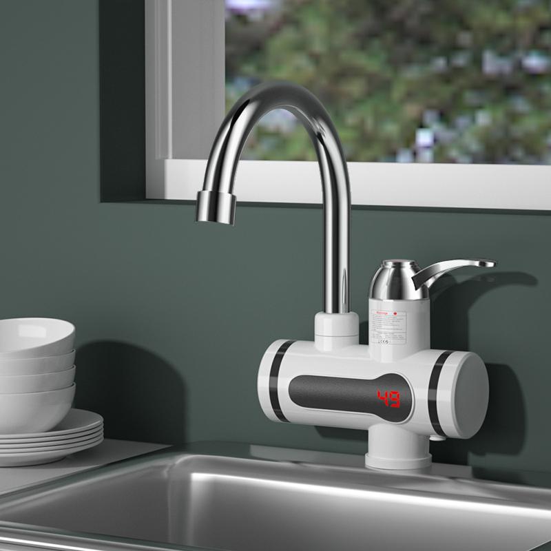 Neue Ankunft Heißer Wasserhahn Wasserhahn Küche Elektrische Wasserhahn Wasser Heizung mit Led Digital