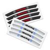 For VOLKSWAGEN VW 2025 Hot 4Pcs Aluminum Car Badge Emblem Wheel Hub Rims Decor 3D Stickers For Volkswagen Golf-5 6 Jetta Lavida