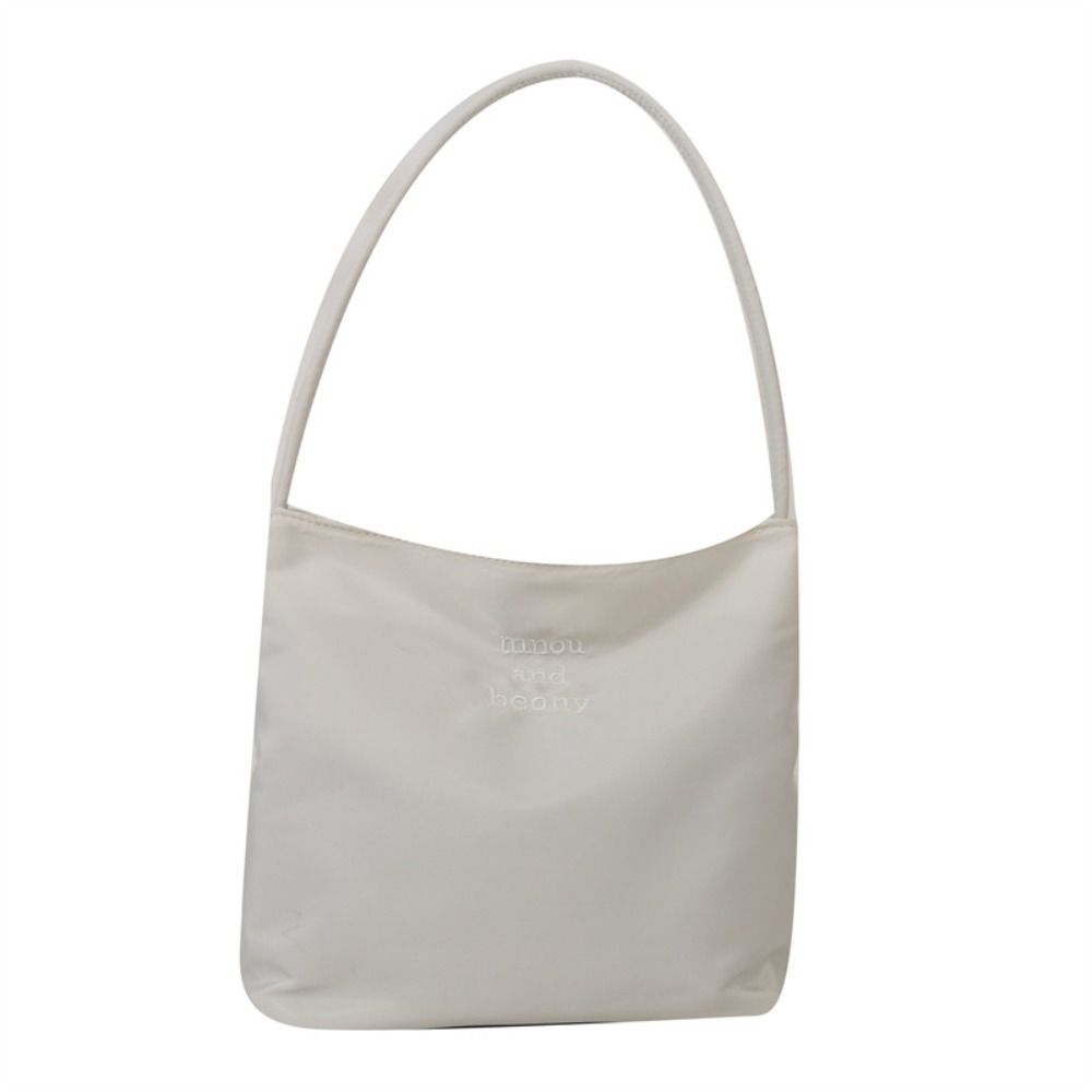 Fashion Shoulder Bag Embroidered Letters Underarm Bag Casual Handbags Women's High Capacity Handbag