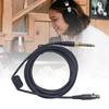 Headphone Extension Cord Replacement Sound Cable 3.5mm Transmission Cord with 6.35mm Connector for HD490 Headphone