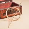 Alloy Geometric Hair Clip Japanese Style Circle Headpiece Casual Hair Accessories  For Girls