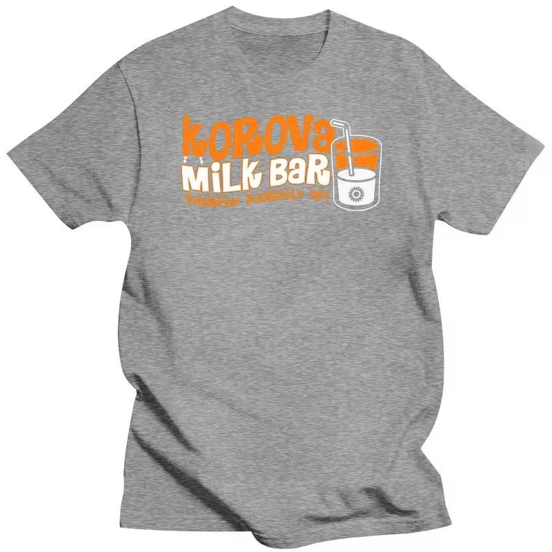2025 Новое поступление Футболка Korova Milk Bar Вдохновленная Заводным апельсином Неофициальная Ретро Фильм Новые Футболки с Индивидуальным Принтом Футболка S