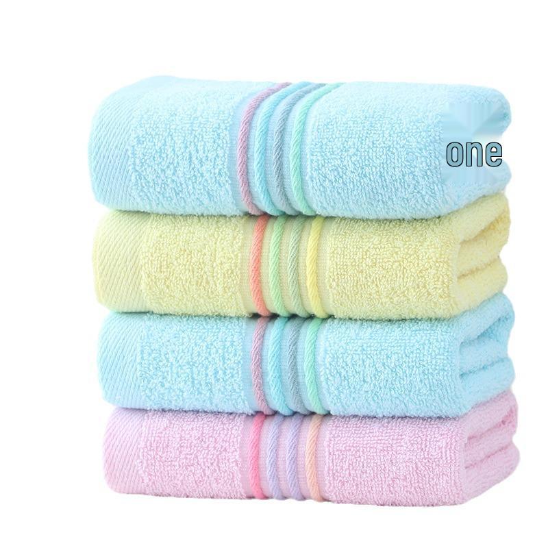 Absorbent Thickened Pure Cotton Bath Towel with Embroidered Souvenir Design