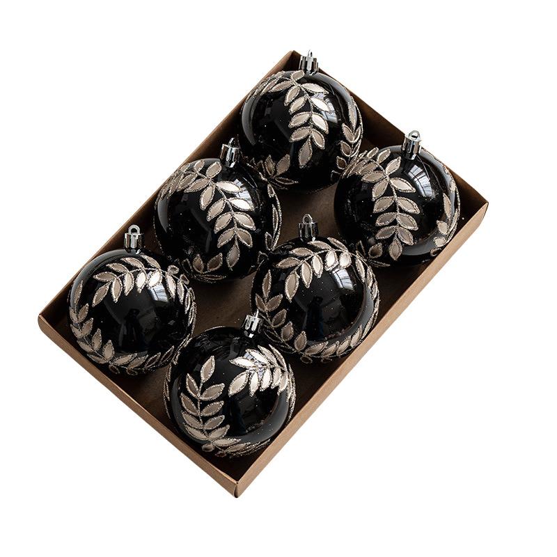 8cm Christmas Ball Kit Hanging Ball Christmas Tree Decoration Pendant Christmas Tree Balls Pendant New Year Party Decorations