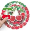 50 Cherry Doodle Personality Cartoon Fruit Children's Gourmet Card DIY Mobile Suitcase Sticker Waterproof
