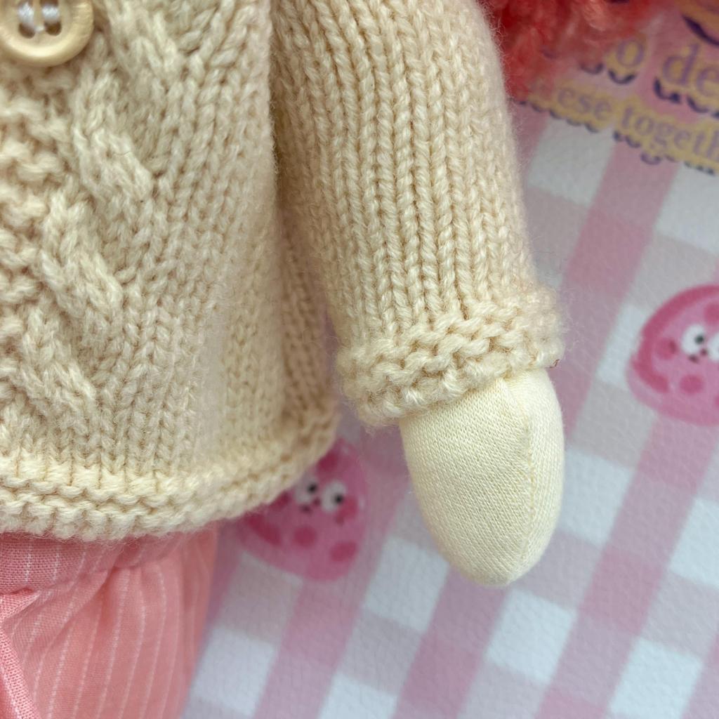 BlissfulPixie Waldorf Doll Handmade Doll Caroline 30cm Soft Girl Cute Stuffed Animal Best Doll for Kids -