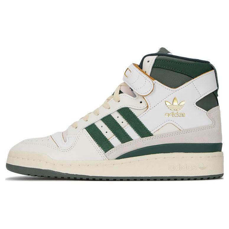 Adidas Originals Forum 84 High Unisex Off White Team Dark Green GW4328 39 белый