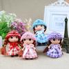 9CM Wool Winter Hat Blurred Doll  Fashion Girl Pendant Wedding Bag Gift Candy Gift
