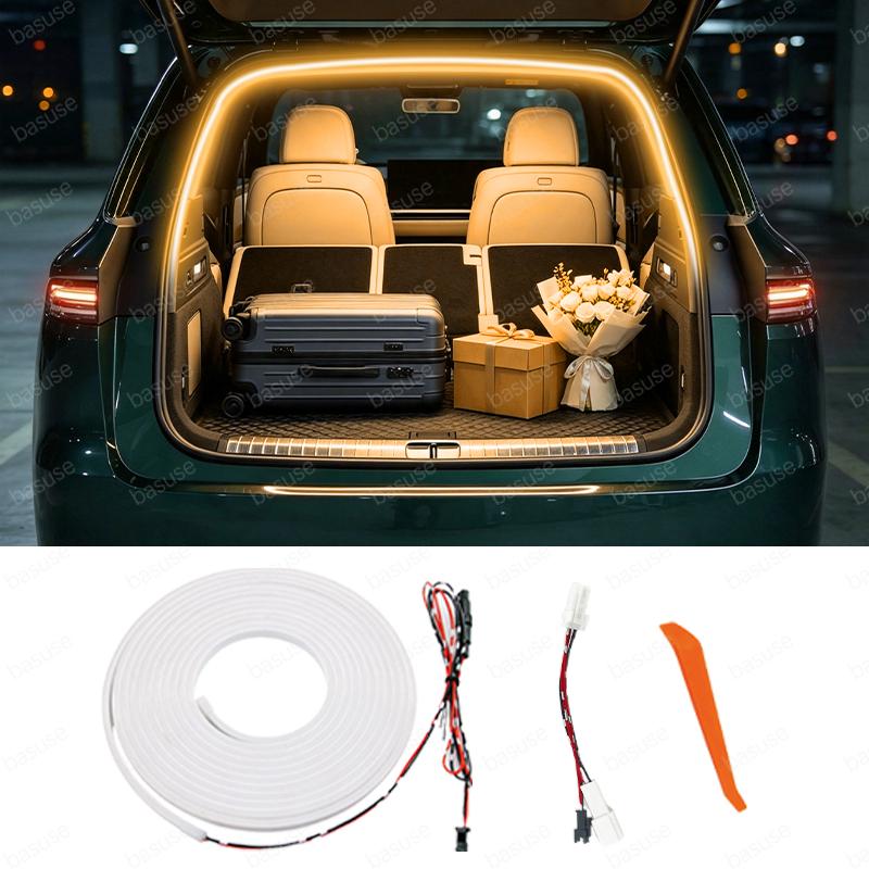 FOR LI AUTO L8 Car Trunk Light Strip LED Waterproof High Brightness 12V Modification Light Atmosphere Lights Bar