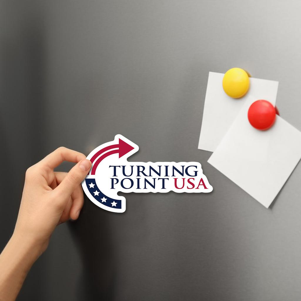 Turning Point USA Stoßstangenmagnet Aufkleber Abnehmbar 4x6 Zoll Kühlschrank Magnet Aufkleber Magnetischer Aufkleber für Auto LKW Fahrzeug Dekor Geschenk