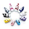 1 Pair 5cm 1/6 Handmade Denim Canvas Cloth Doll Shoes 18 Inch Lovely Mini Doll Toy Accessories Multicolor