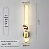 Chinese Cloisonné Enamel Brass Wall Lamp - Minimalist Bedside, Stair, Corridor & Living Room Light